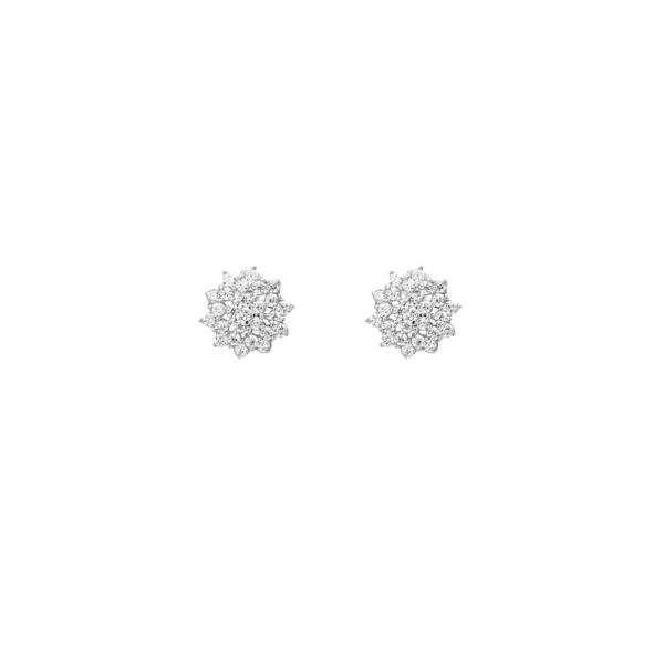 Snow Petals Studs - Image 4
