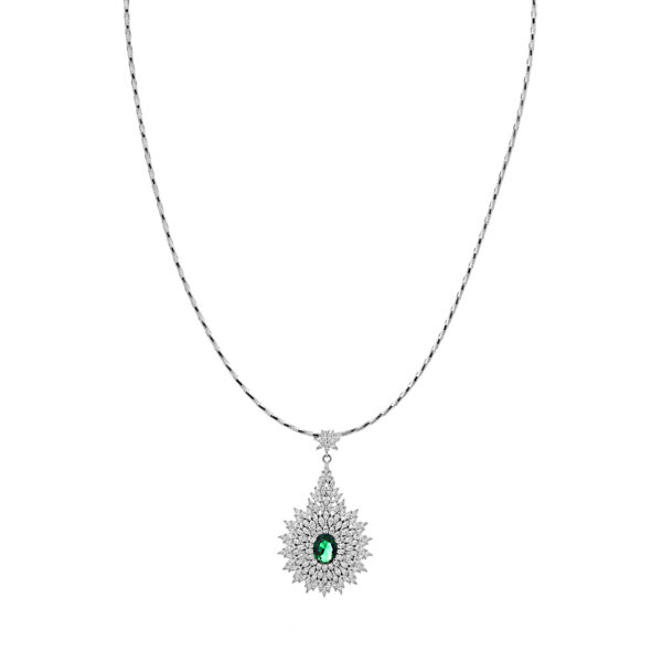 Emerald Starburst Pendant - Image 2