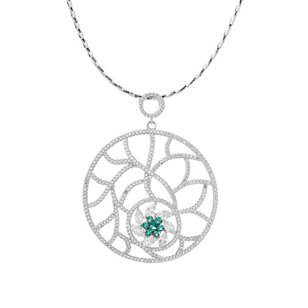 Emerald Atom Pendant - Image 2