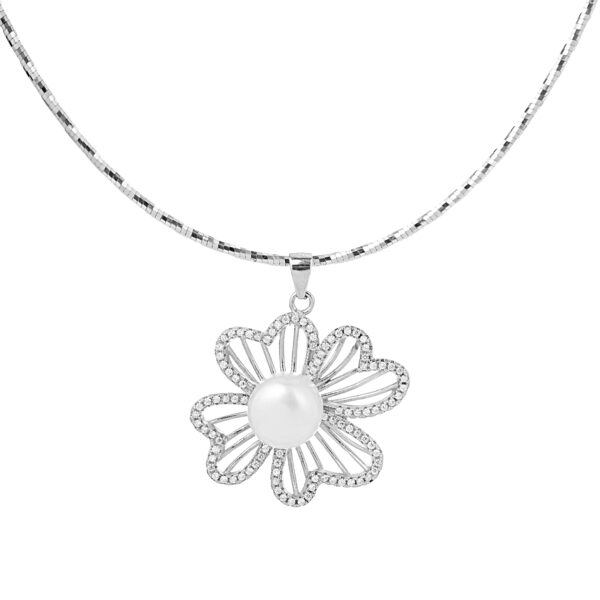 Blossom Pearl Charm Pendant - Image 3