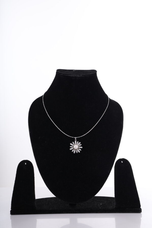 Sunburst Pearl Charm Pendant