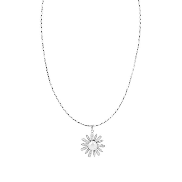 Sunburst Pearl Charm Pendant - Image 3