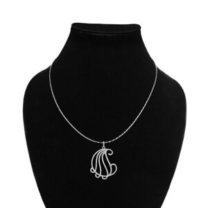 Velvet Curl Charm Pendant