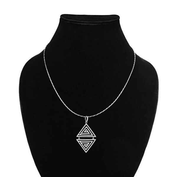 Twin Pyramid Pendant