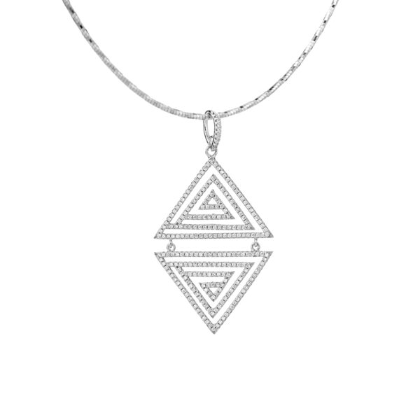 Twin Pyramid Pendant - Image 2