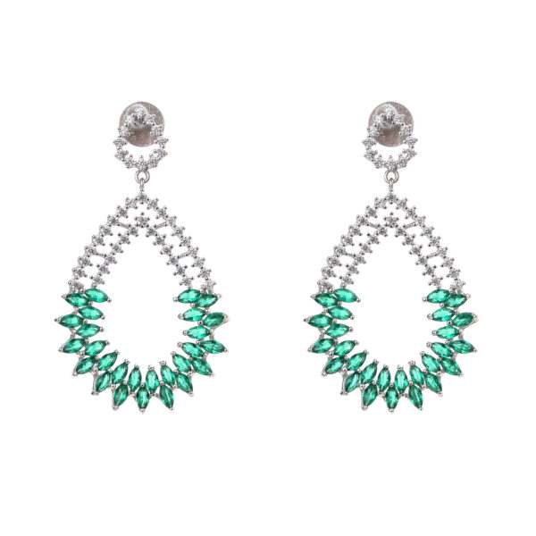 Emerald Flame Studs - Image 4
