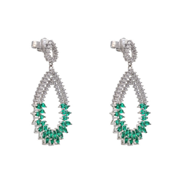 Emerald Flame Studs - Image 2