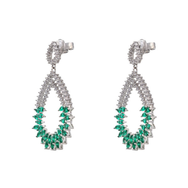 Emerald Flame Studs - Image 3
