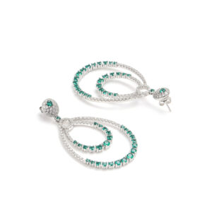 Emerald Cascade Earrings