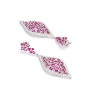 Ruby Bloom Earrings