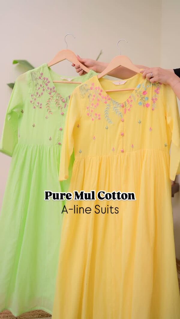Pure Mul Cotton | A-line Suits - Image 13