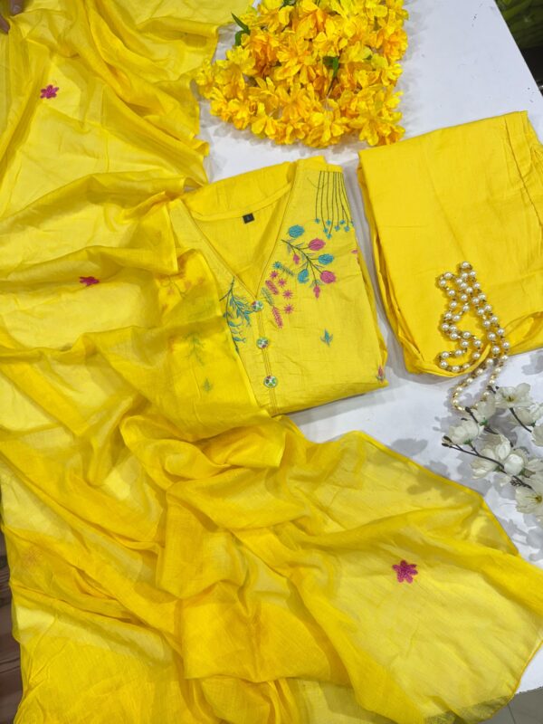 Pure Mul Cotton | A-line Suits - Image 7