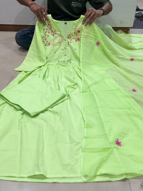 Pure Mul Cotton | A-line Suits - Image 3