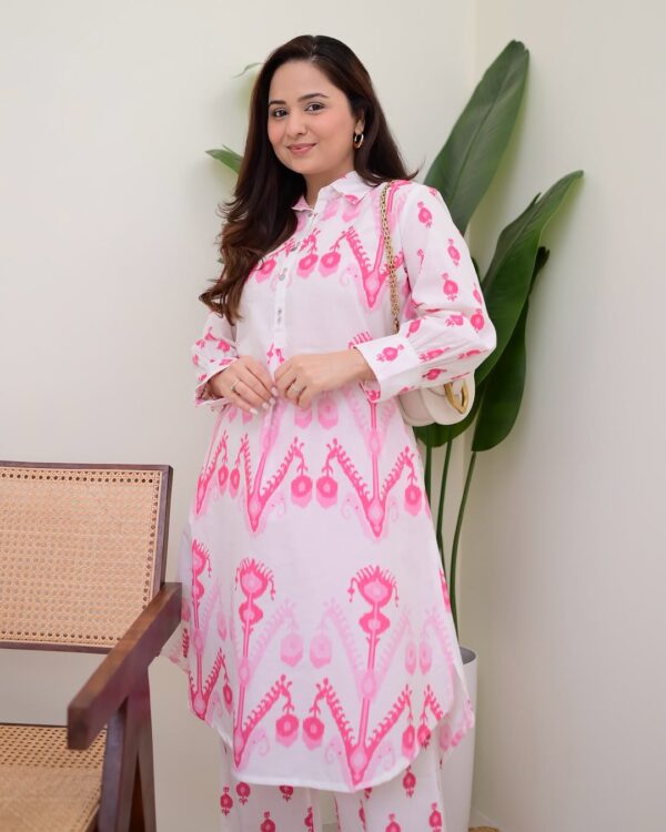 Premium Printed Cotton Co-ord Set – Plazo & Full Sleeve Kurti - Image 5