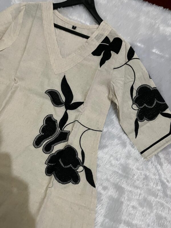 New Festival Collection - Pure Cotton Embroidered Cordset - Image 2