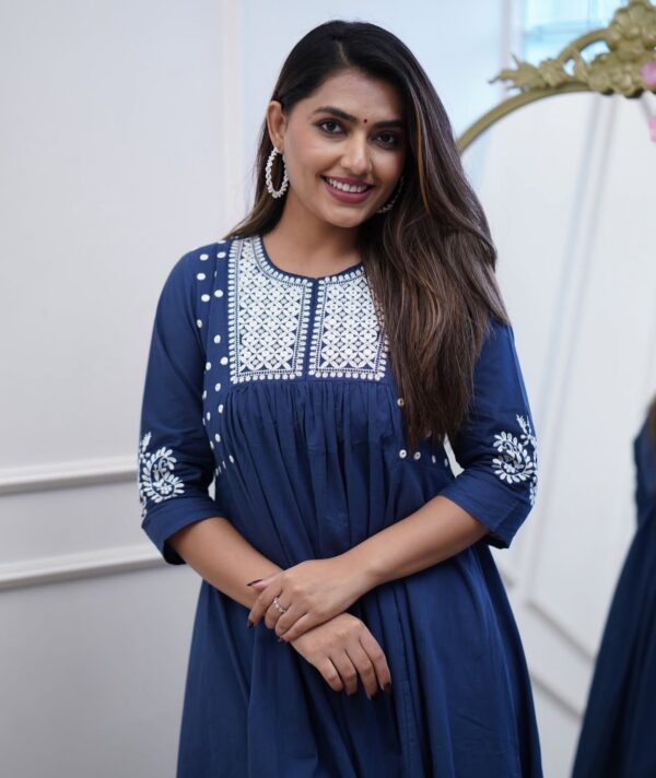 Easy Breezy Summer Cotton Pant Set with Embroidery Work - Image 14