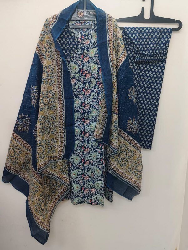 Elegant New Anarkali Kurta Set – Angrakha Style with Side Dorii & Heavy Tassel - Image 4
